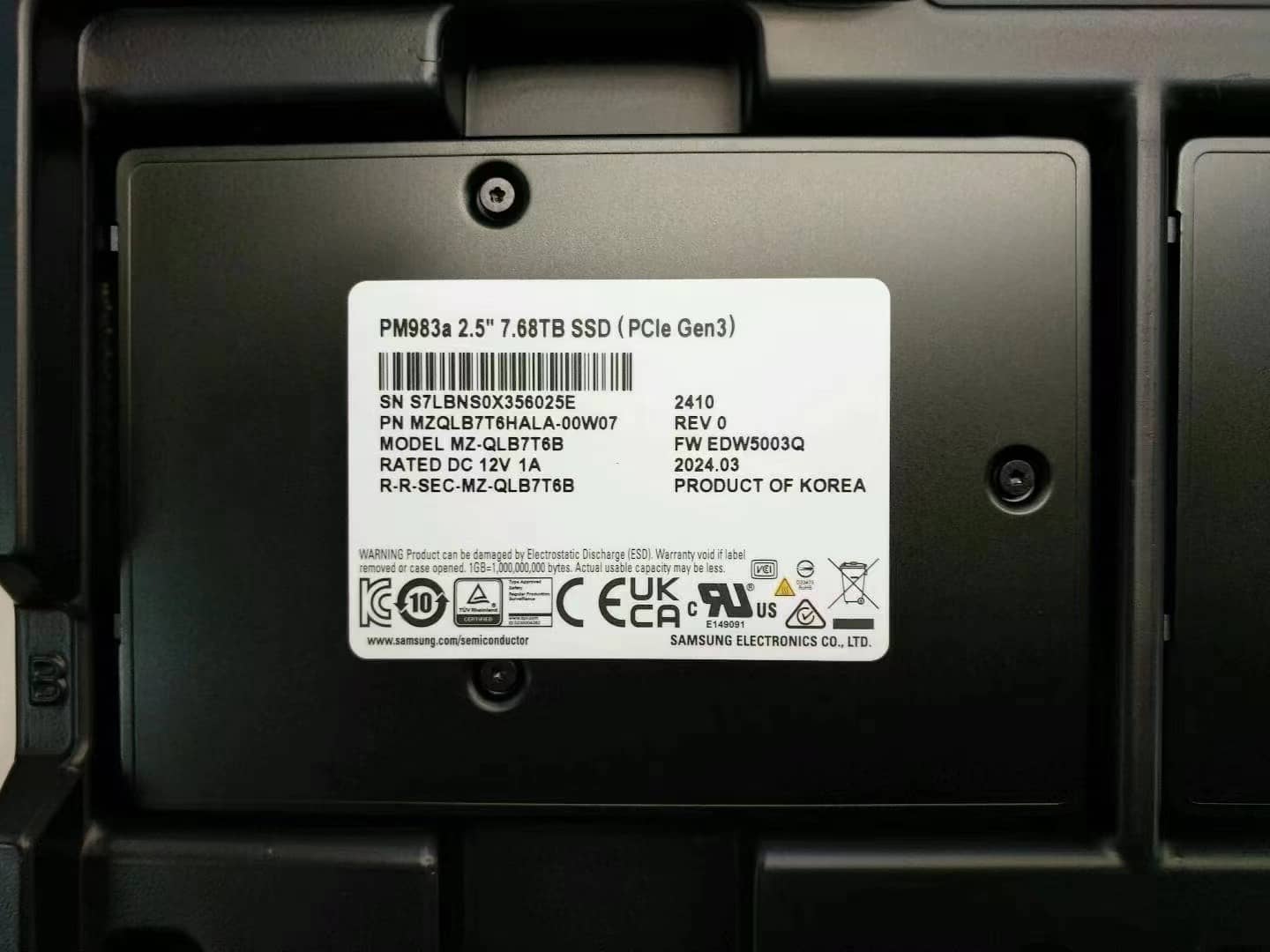 MZQLB7T6HALA-00W07 SSD-накопитель Samsung